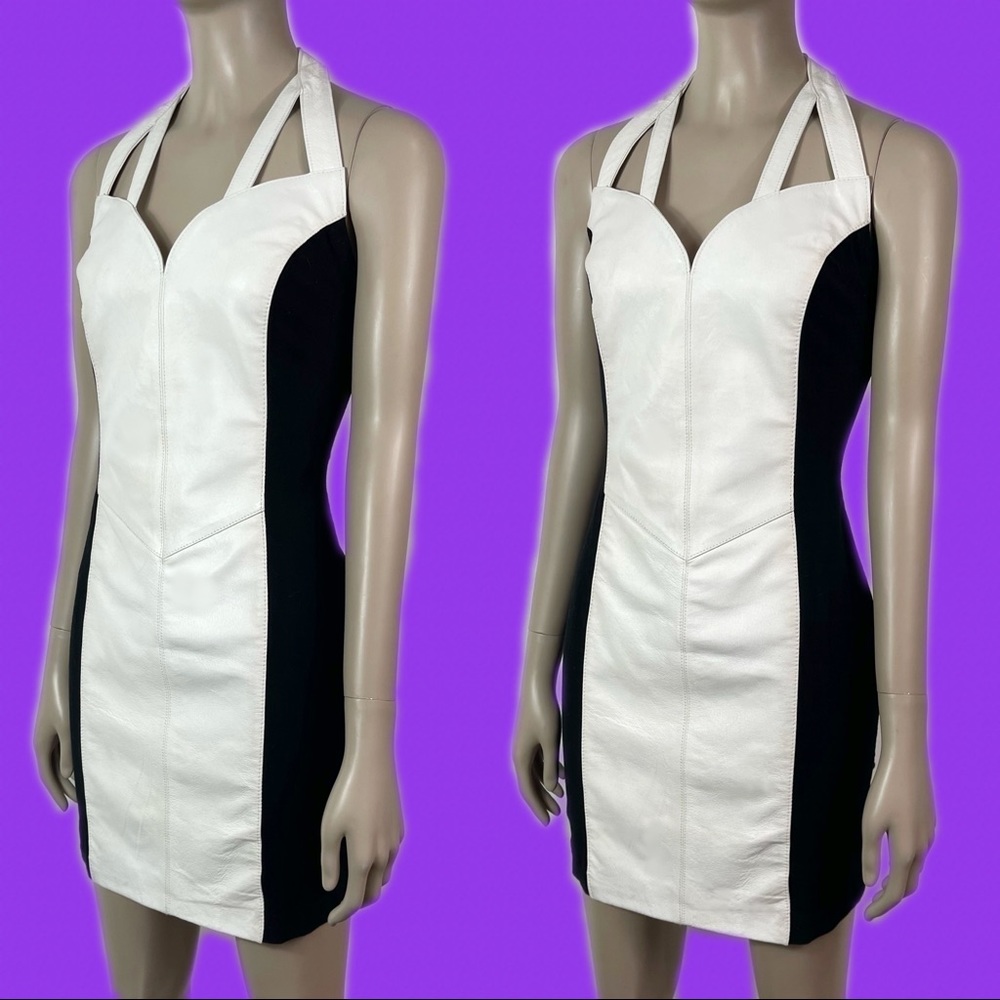 90s Vtg Wilson’s Leather Dress